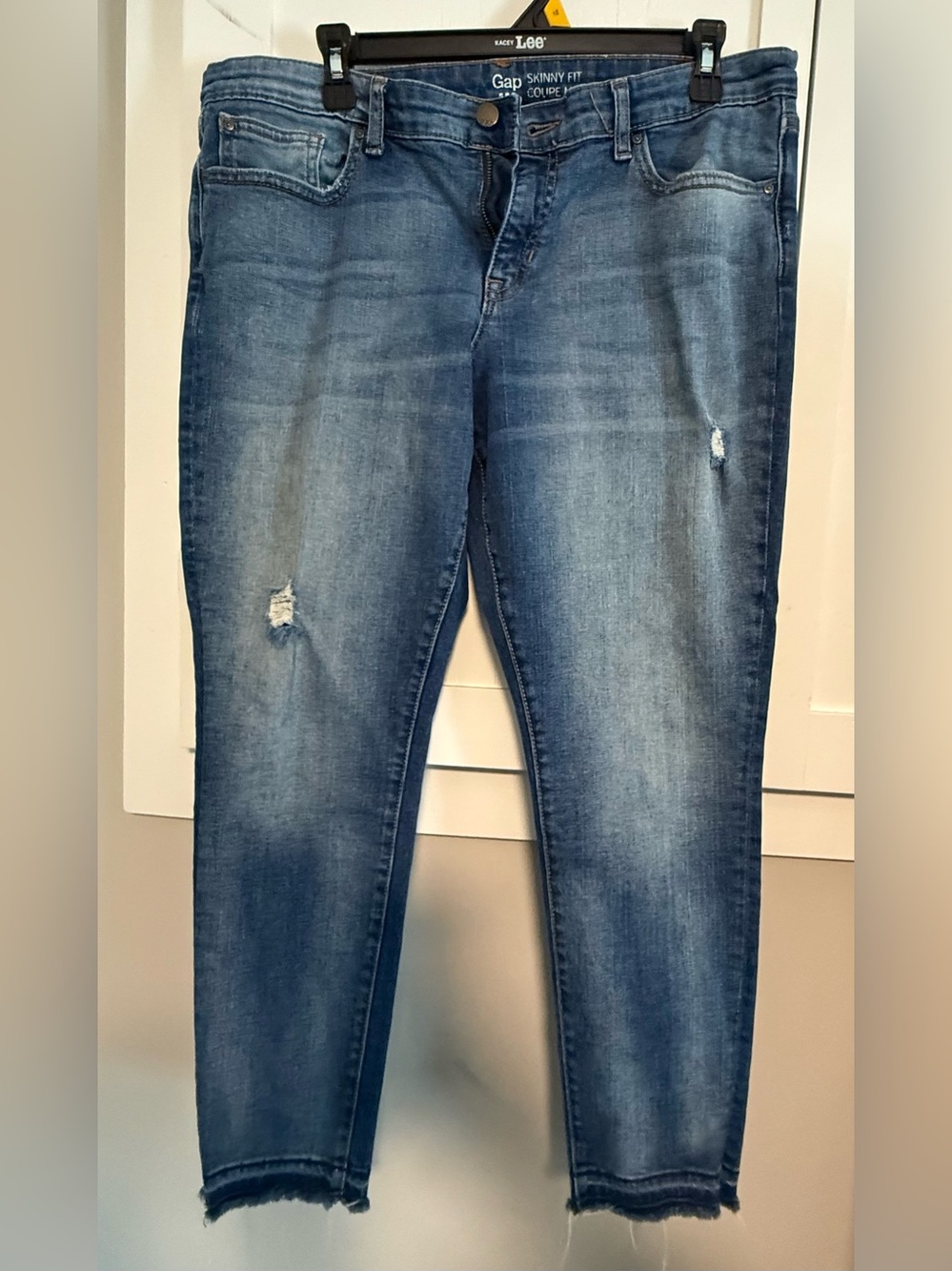 GAP Blue Women's Skinny Jeans with Faded Wash